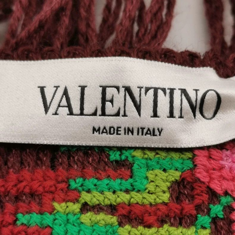 Valentino Valentino Plush blend floral pattern fringed top Size S / US 4 / IT 40 - 3 Thumbnail