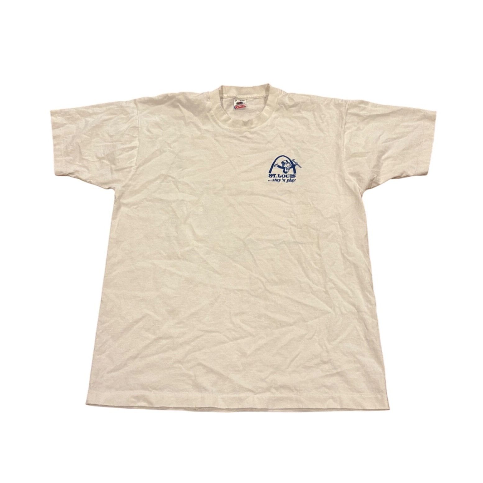 Fruit Of The Loom Vintage 1990's St. Louis ...Stay 'n Play Monopoly Single Sti Size US XL / EU 56 / 4 - 2 Thumbnail