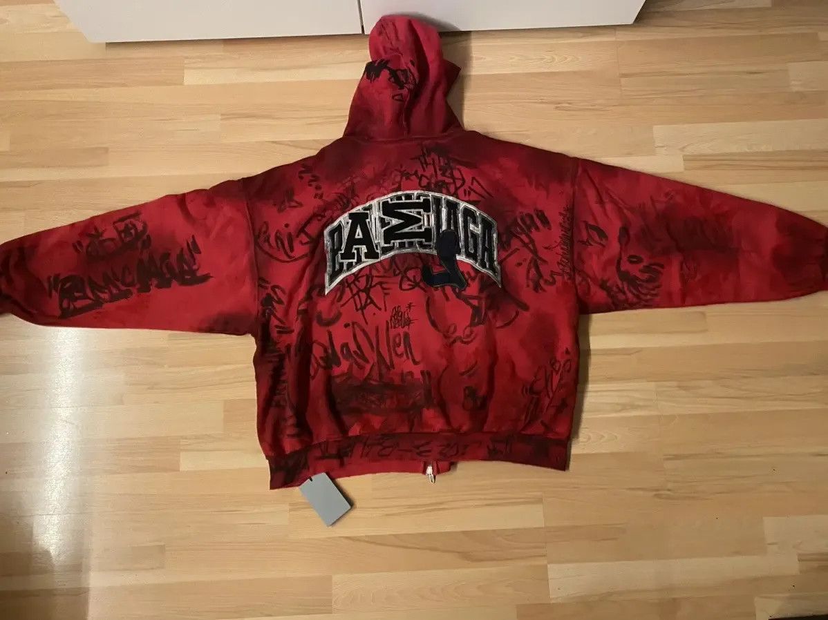 Balenciaga Balenciaga Red Skater Hoodie Size US L / EU 52-54 / 3 - 1 Thumbnail