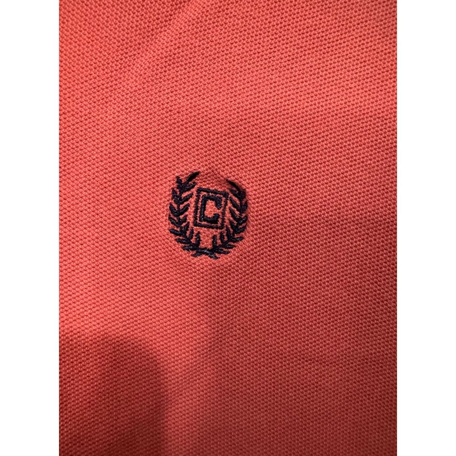 Chaps Chaps Polo Shirt Red L Men's Short Sleeve Button-Down Collar Cotton Solid Regular Vintage No Size US L / EU 52-54 / 3 - 2 Thumbnail