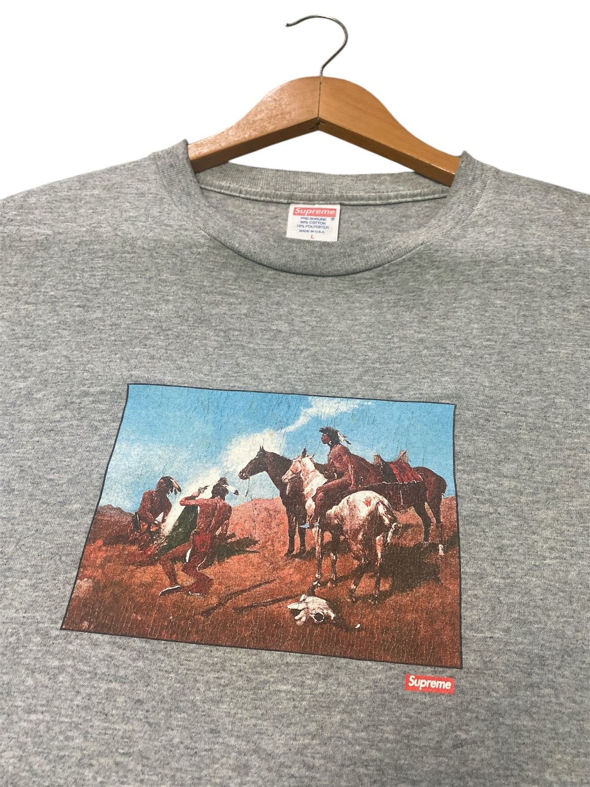 Supreme ‼️RARE‼️SUPREME 2010 “1871 NATIVE AMERICAN” VINTAGE SHIRT TEE🔥 Size US L / EU 52-54 / 3 - 5 Thumbnail