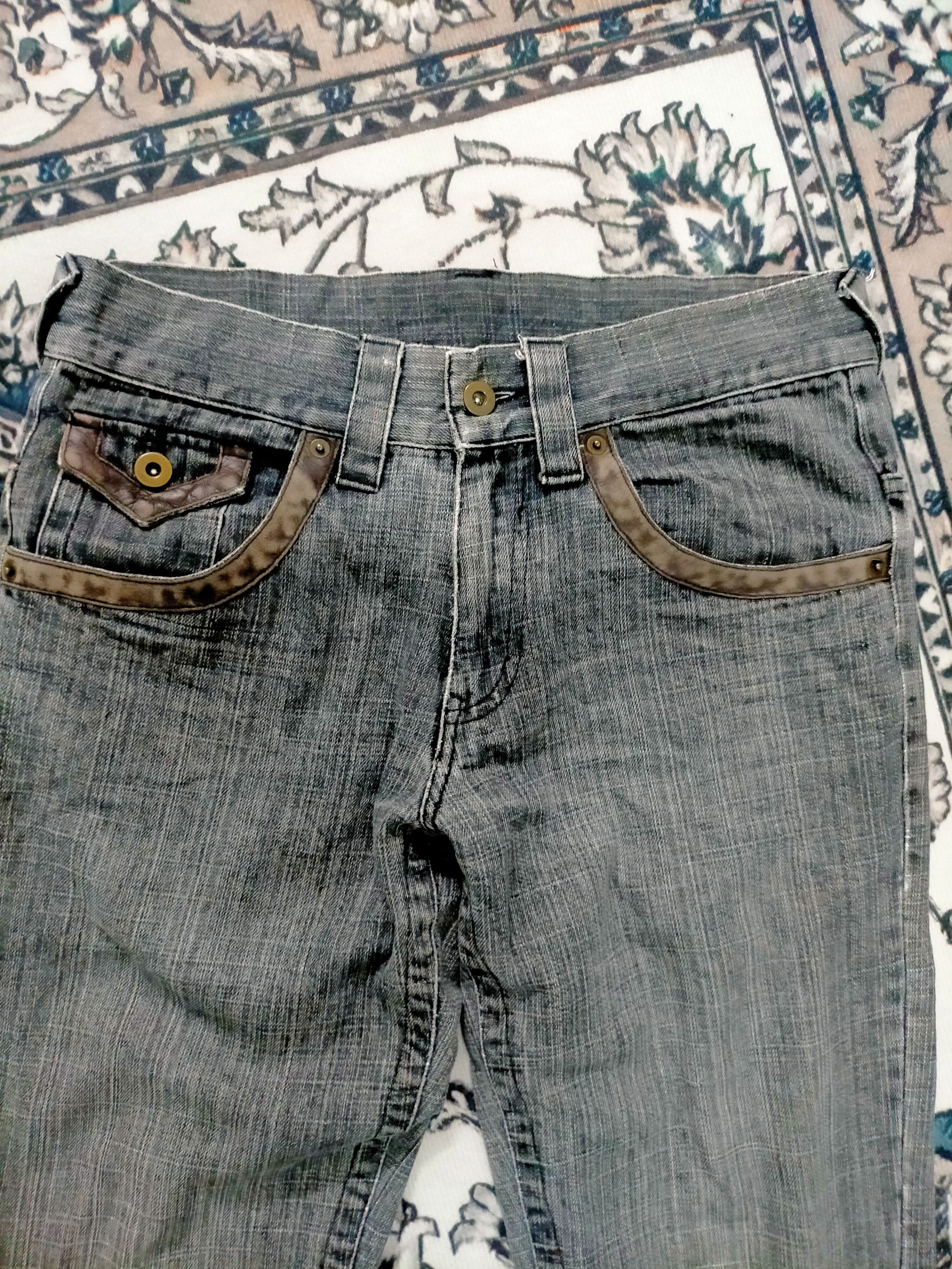 If Six Was Nine × Japanese Brand × Le Grande Bleu (L.G.B.) 🔥Flare🔥 Gumu International Washed Distressed Jeans Size US 31 - 3 Thumbnail