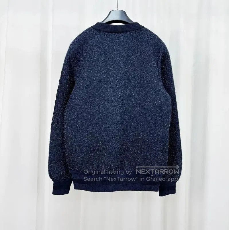 Chanel Chanel Navy Blue Knit Sweatshirt for Women . Size M / US 6-8 / IT 42-44 - 2 Thumbnail