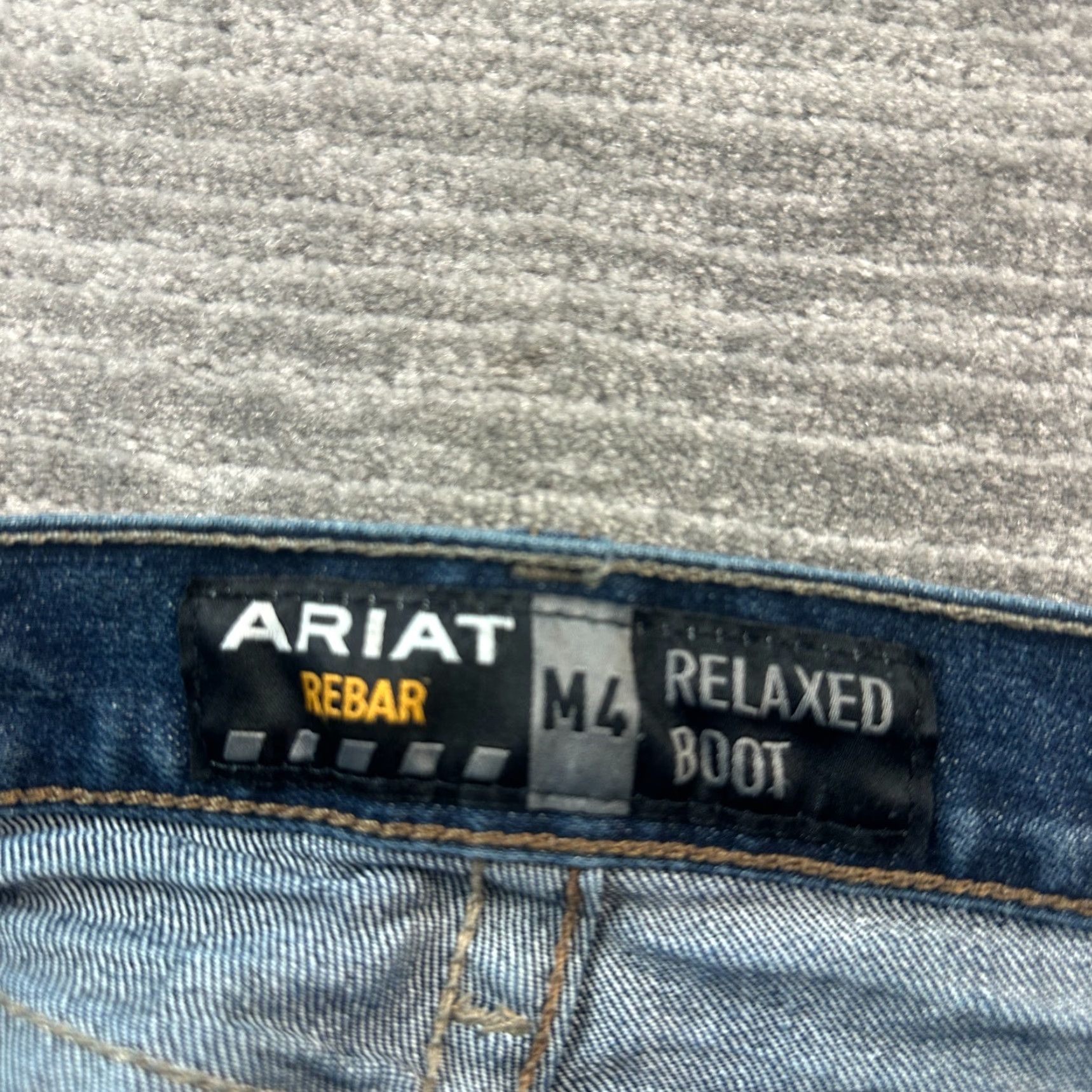 Ariat Ariat Jeans M4 30x30 Blue Denim Bootcut Relaxed Mens Regular Size 30-30 Classic 90s Cowboys & Western Theme Utility Pants Size US 30 / EU 46 - 6 Thumbnail