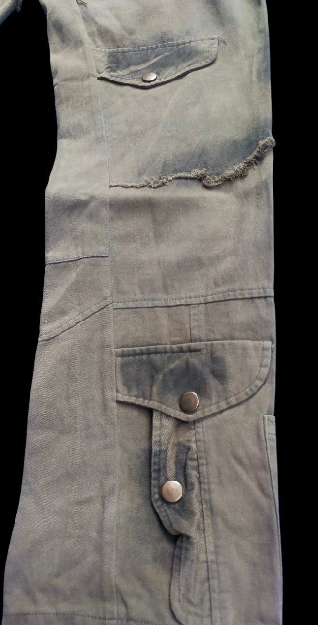 Japanese Brand Order Plus Cargo Distressed Pants Size US 34 / EU 50 - 10 Thumbnail