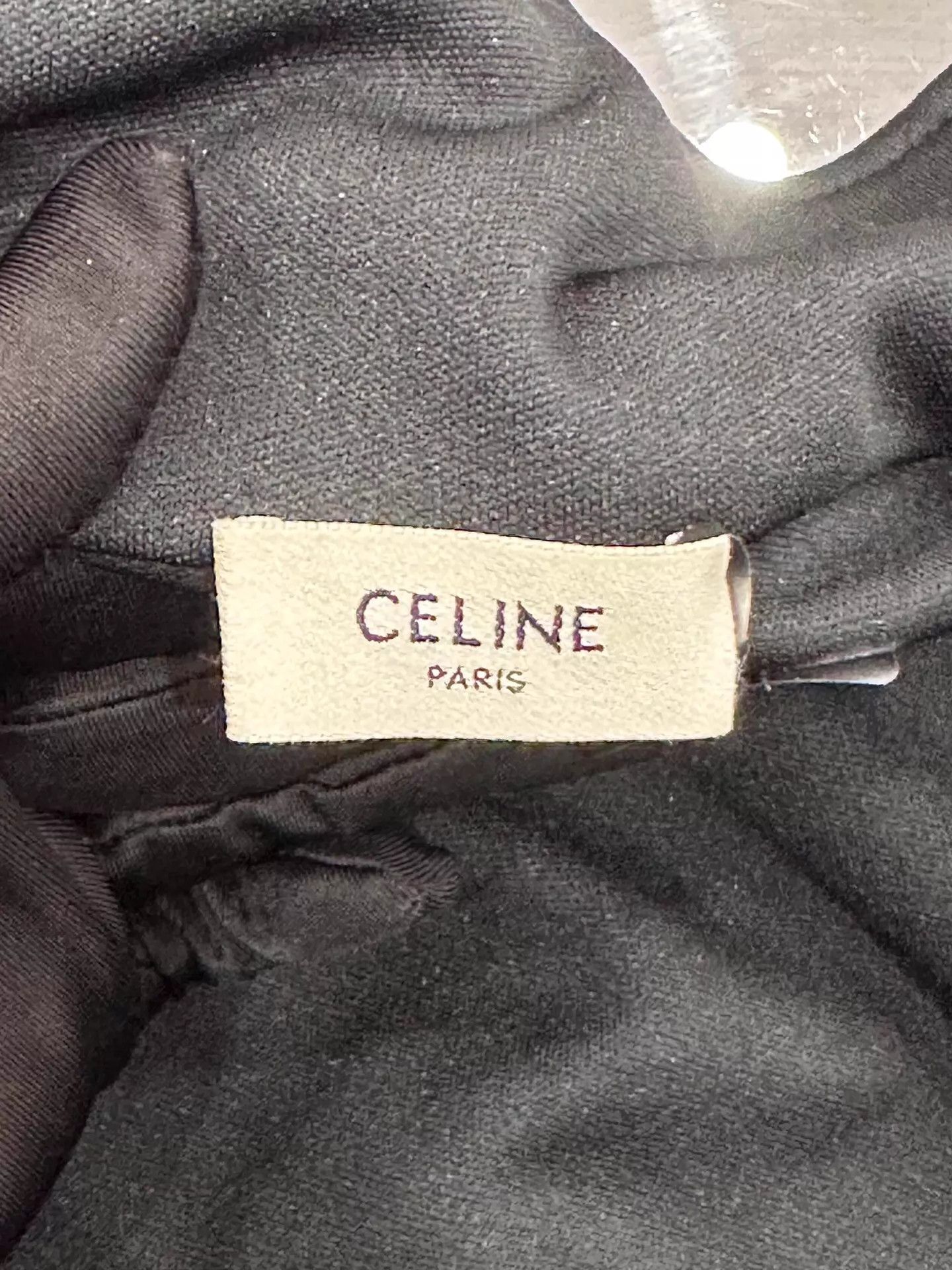 Celine Celine Men's Black Jacket White Stripe Embroidered Logo L Size US L / EU 52-54 / 3 - 6 Thumbnail
