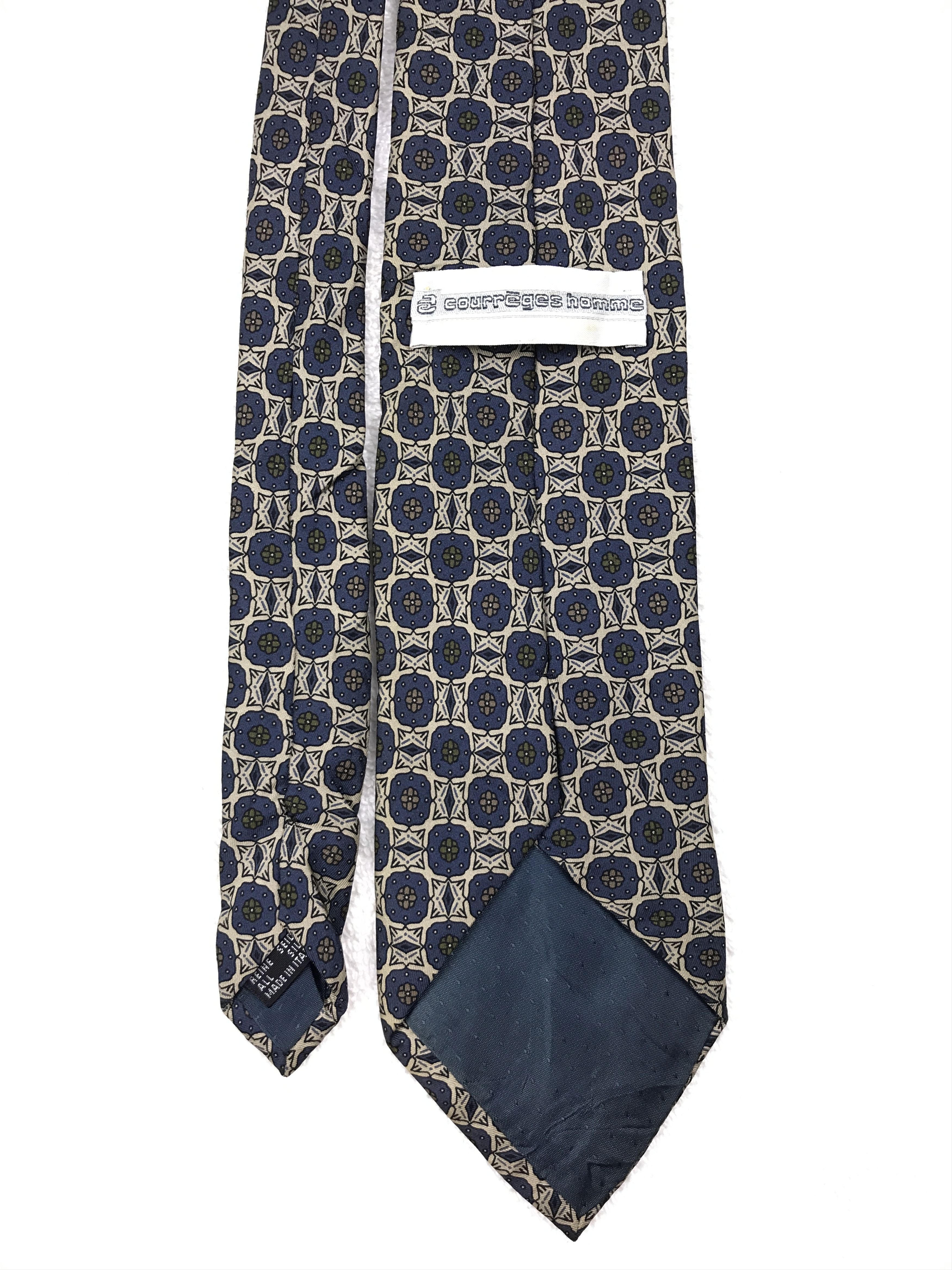Courreges × Vintage Vintage Courreges Silk Necktie Size ONE SIZE - 4 Thumbnail