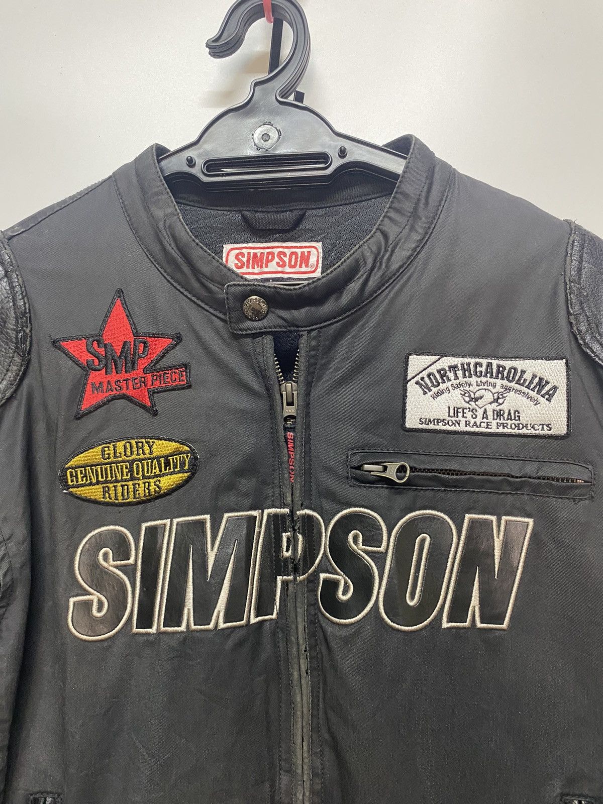 The Simpsons SIMPSON Motorcycle Riders Racer Jacket Patches Size US L / EU 52-54 / 3 - 12 Thumbnail