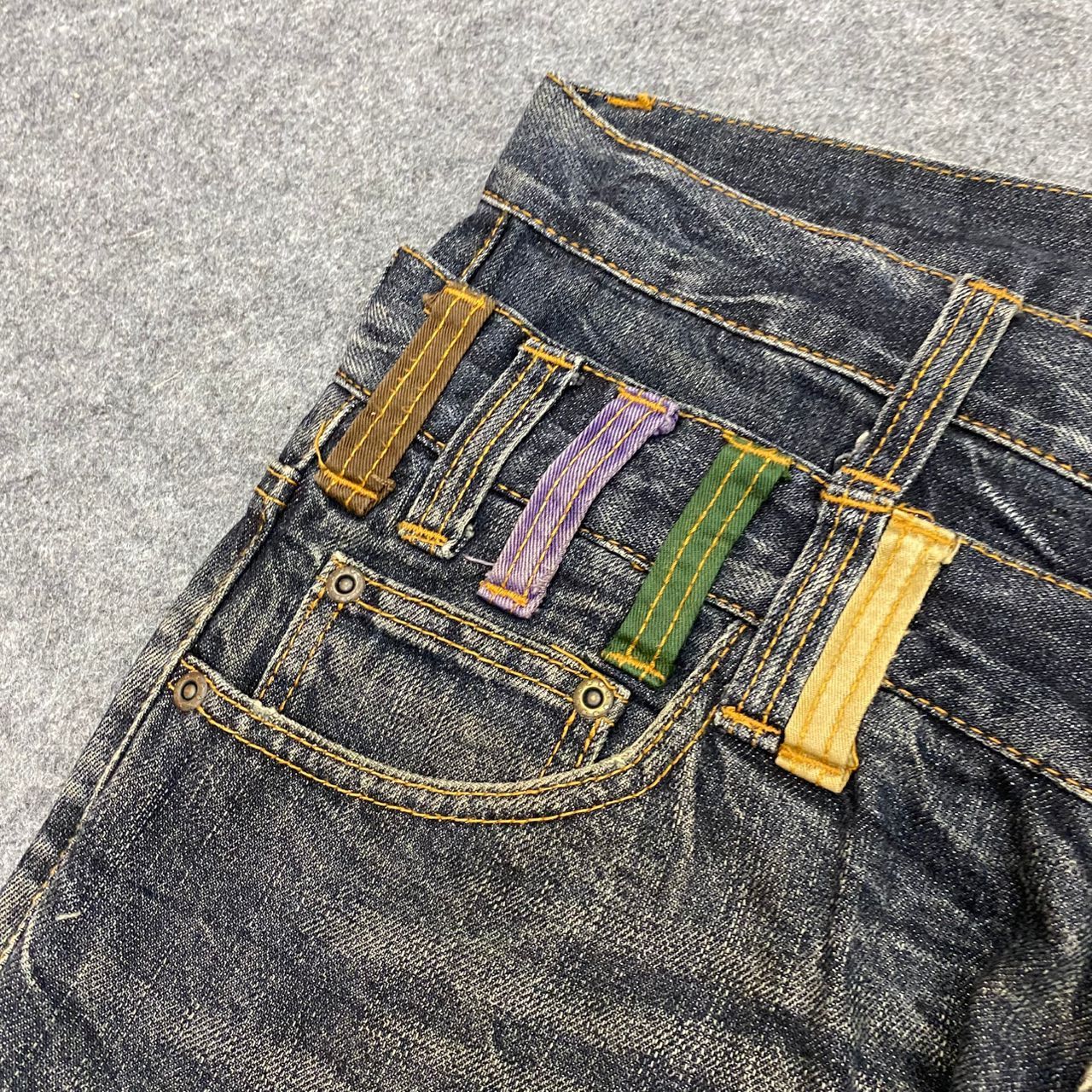 If Six Was Nine 💥Best Offer💥 Nylaus Clothing Double Waist Distressed Denim Size US 32 / EU 48 - 10 Thumbnail
