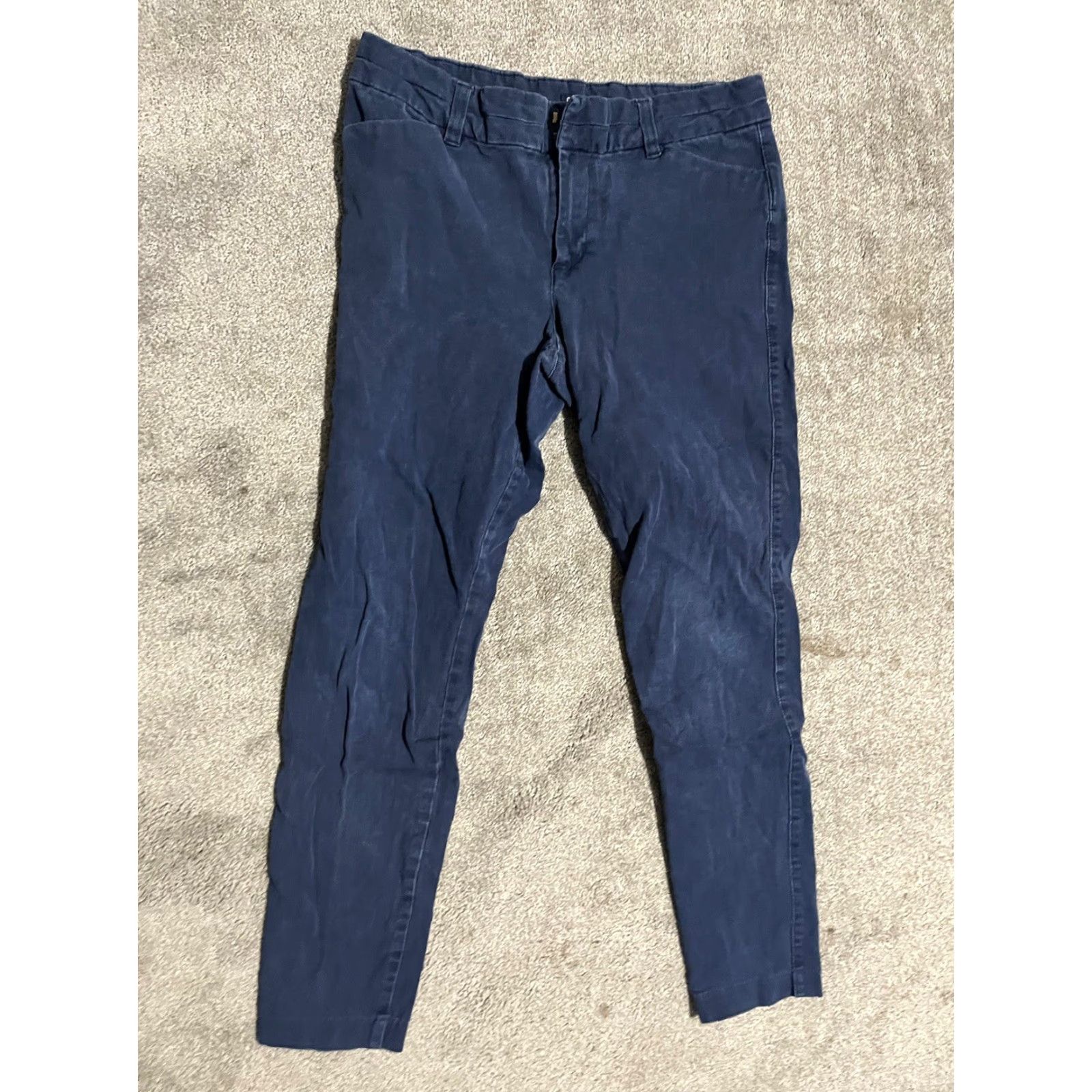 Gap Gap Slim City Womens Pants 4R Chino Slim Straight Blue 29in Regular Size Type: 4 Womens Size 27" / US 4 / IT 40 - 2 Thumbnail