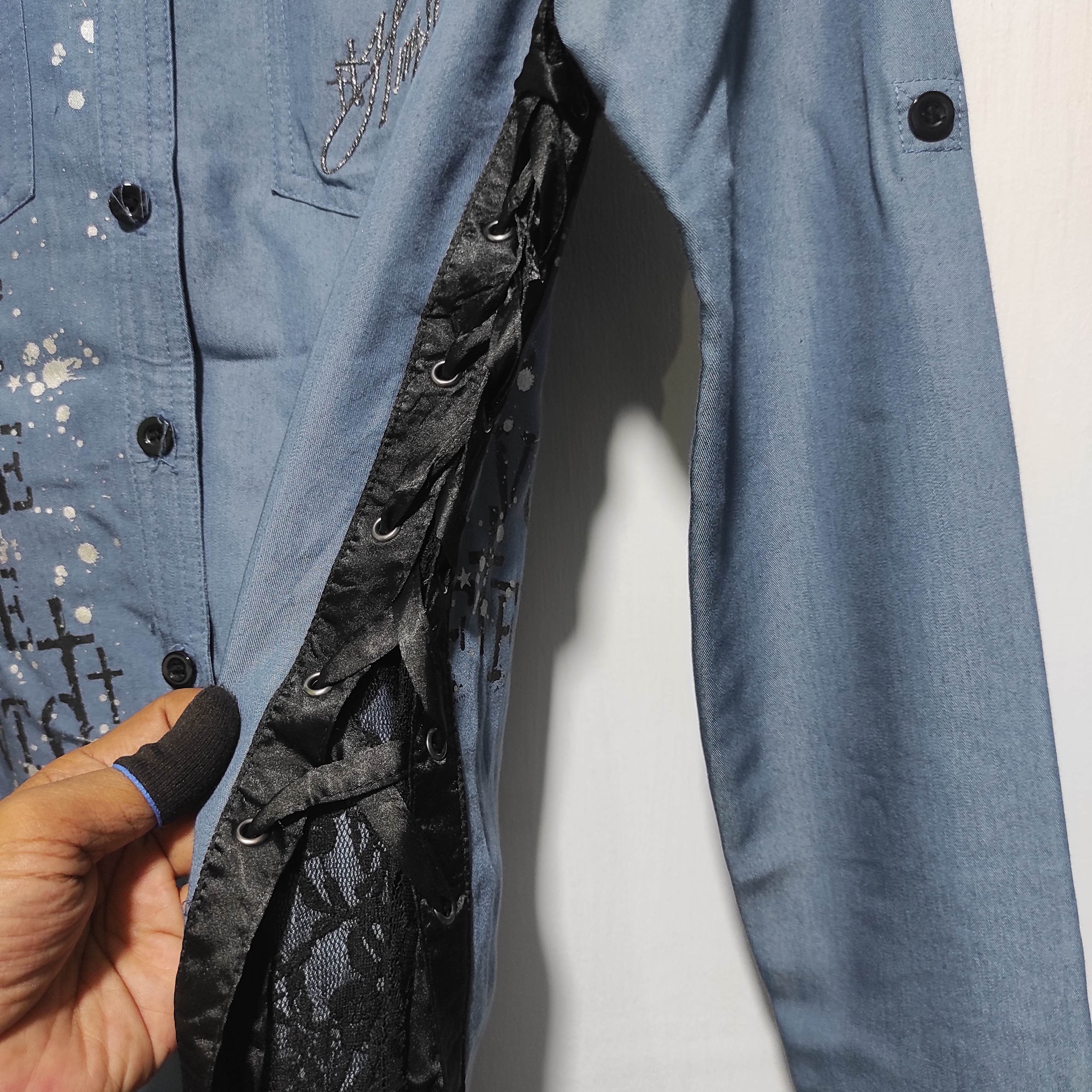 Hysteric Glamour Ghost of Harlem Poem Shirt Button Up i6w9 style Size S / US 4 / IT 40 - 9 Thumbnail