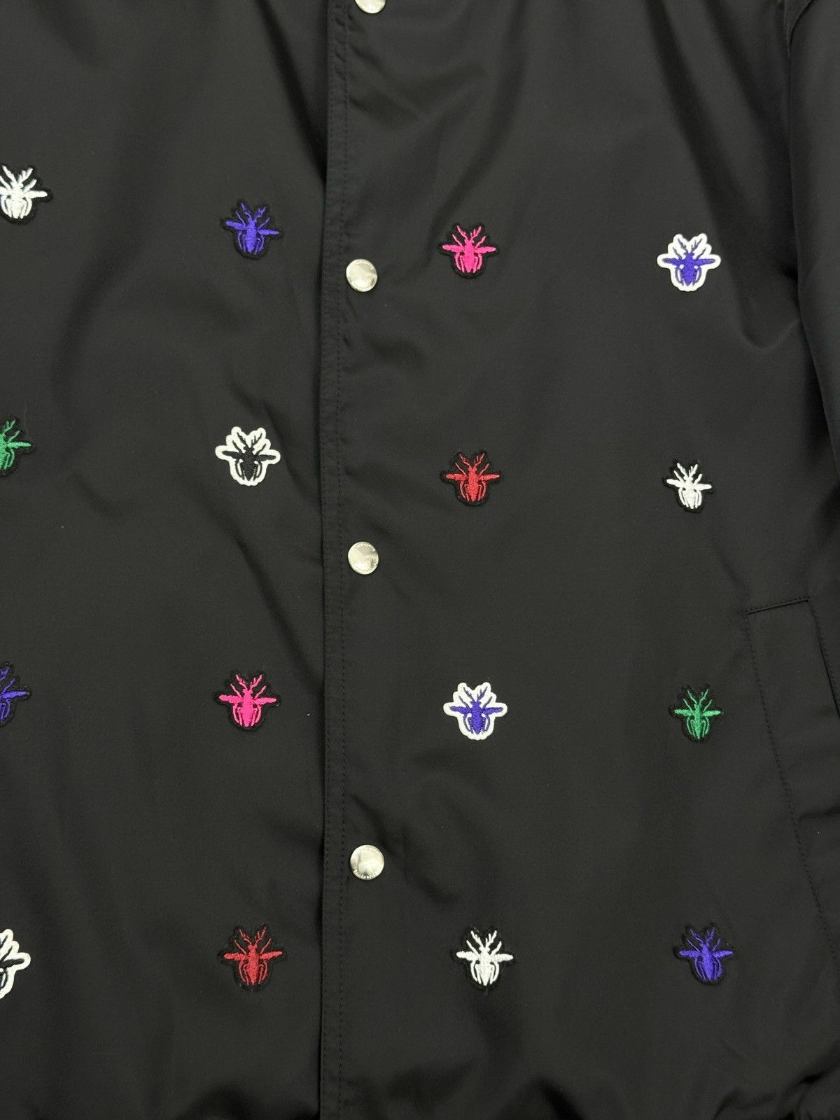 Dior DIORHomme Bee Embroidered Jacket For Men Black Size US M / EU 48-50 / 2 - 8 Thumbnail
