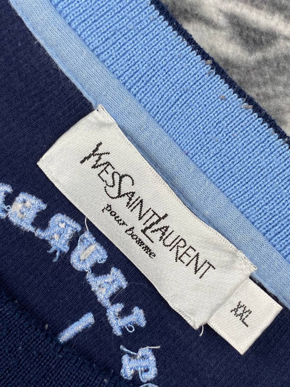 Yves Saint Laurent Vintage Yves Saint Laurent Sweatshirt Big Log Men Size XXL Size US XXL / EU 58 / 5 - 8 Thumbnail
