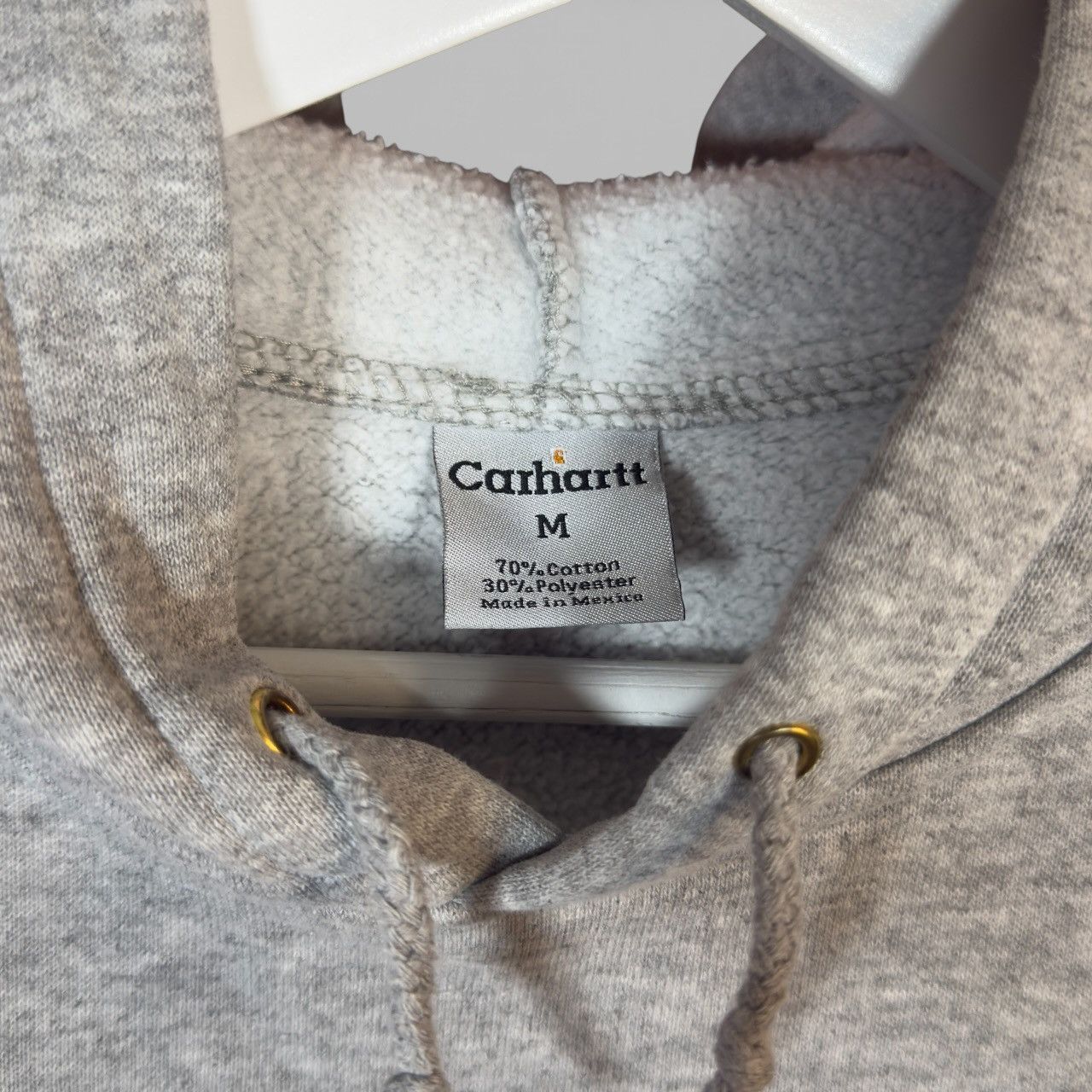 Carhartt Vintage 90s Carhartt Basic Logo Grey Hoodie Size US M / EU 48-50 / 2 - 4 Thumbnail
