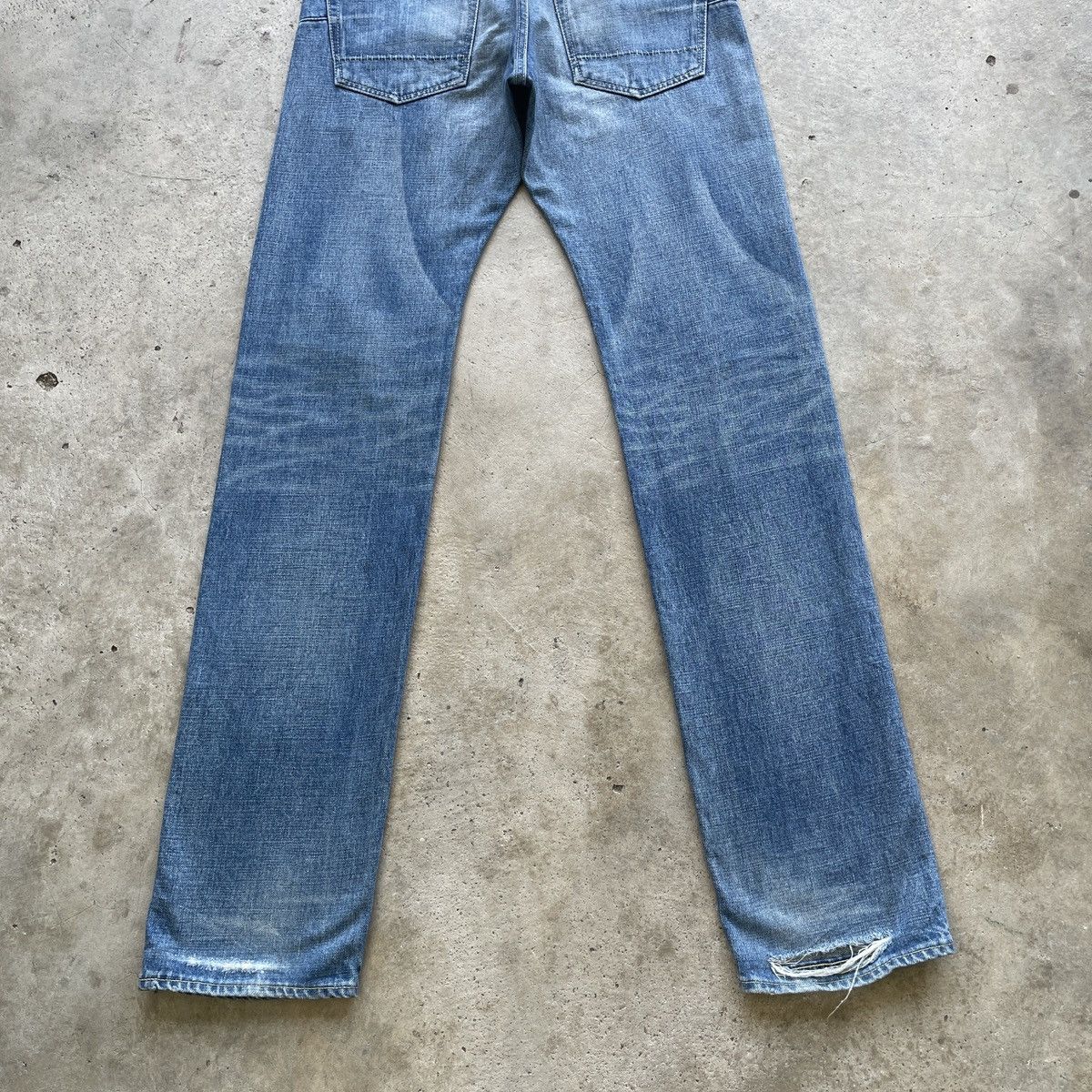 Japanese Brand Vintage Japanese Selvedge Jeans Distressed Pants Faded W30 Size US 32 / EU 48 - 11 Thumbnail
