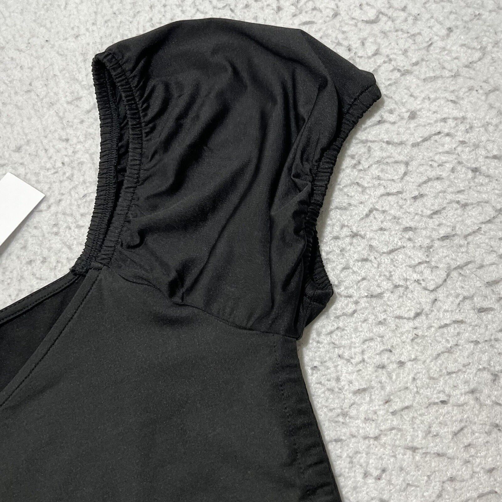 Topshop TopShop Puff Sleeve V-Neck Top Pullover Fabric Tie Shirt Size M / US 6-8 / IT 42-44 - 5 Thumbnail