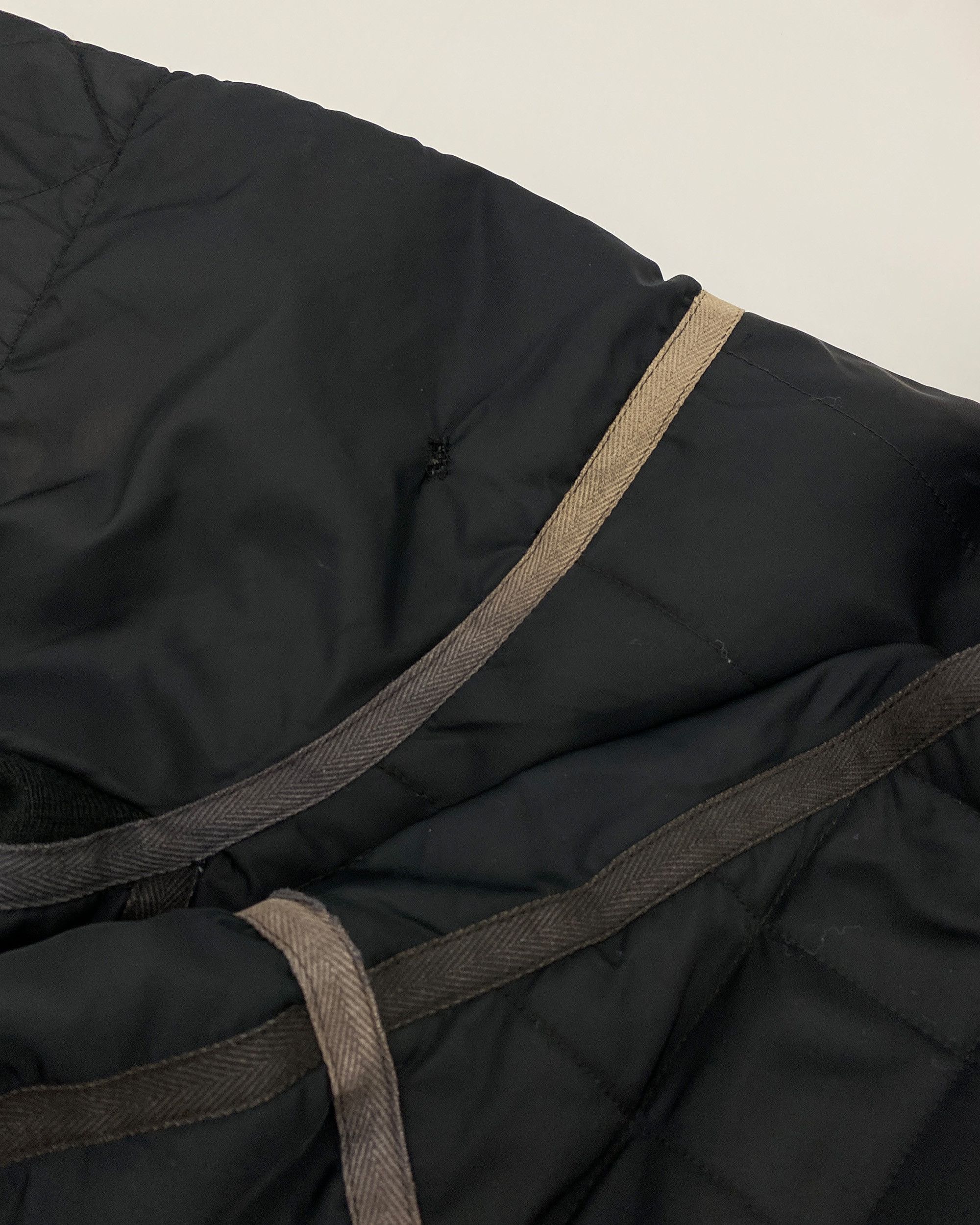 Chevignon 1980s Cosmos Nylon Leather Obersized Flight Jacket Size US XXL / EU 58 / 5 - 9 Thumbnail