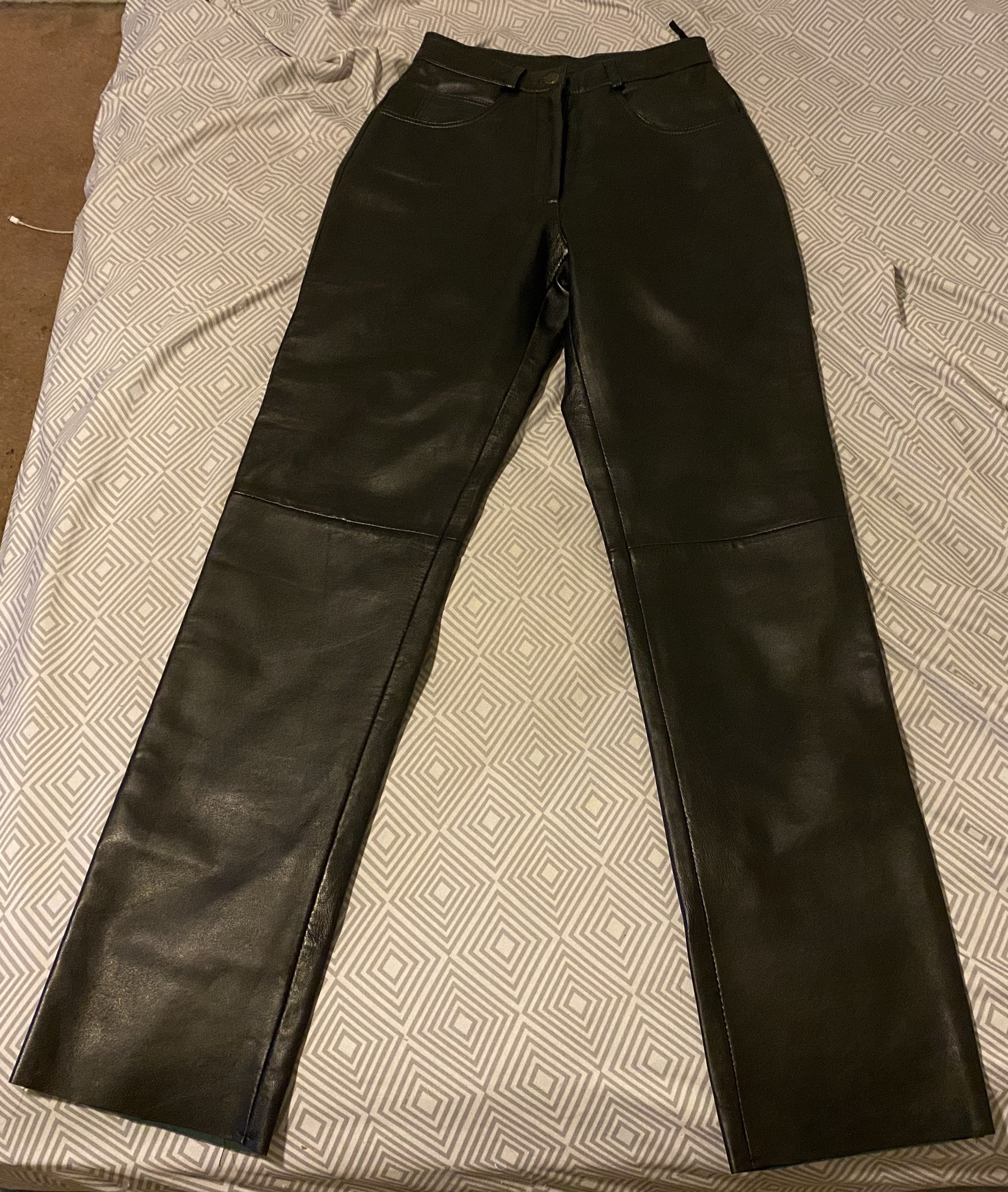 Leather × Vintage 3 Suisses Nappa Leather Pants Size 24" / US 00 / IT 34 - 1 Thumbnail