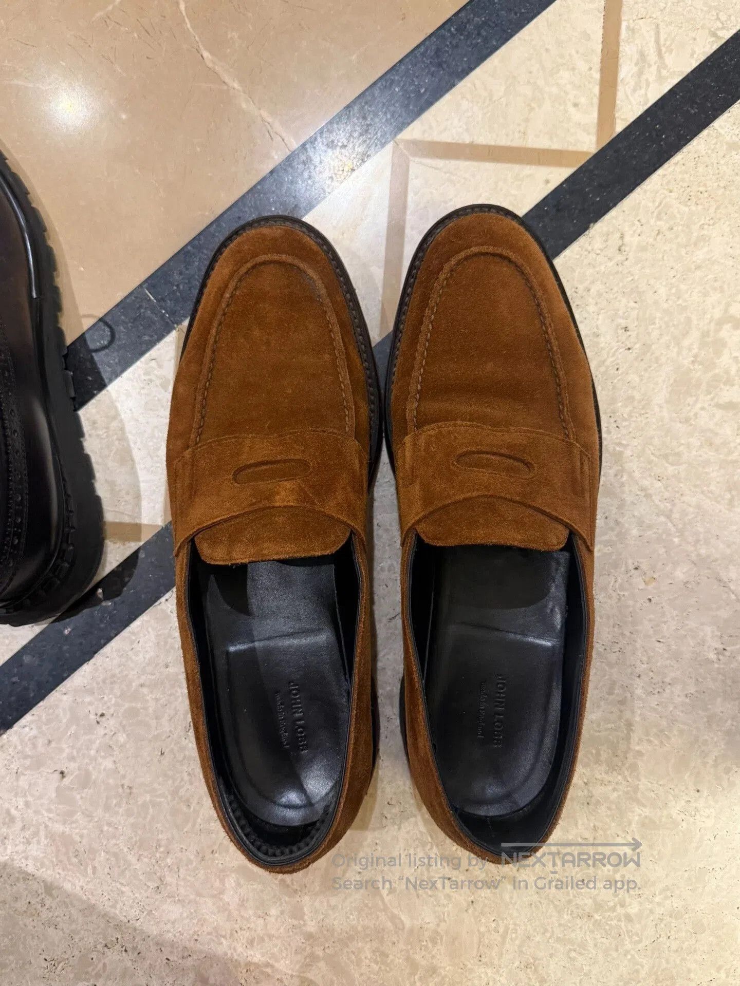 John Lobb John Lobb Brown Suede Loafers. Size US 10.5 / EU 43-44 - 4 Thumbnail