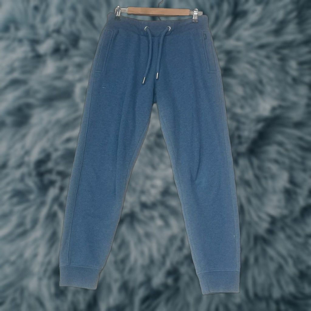Superdry Superdry Joggers Sports Style Blue Men's Small See Pics Size US 29 - 1 Thumbnail
