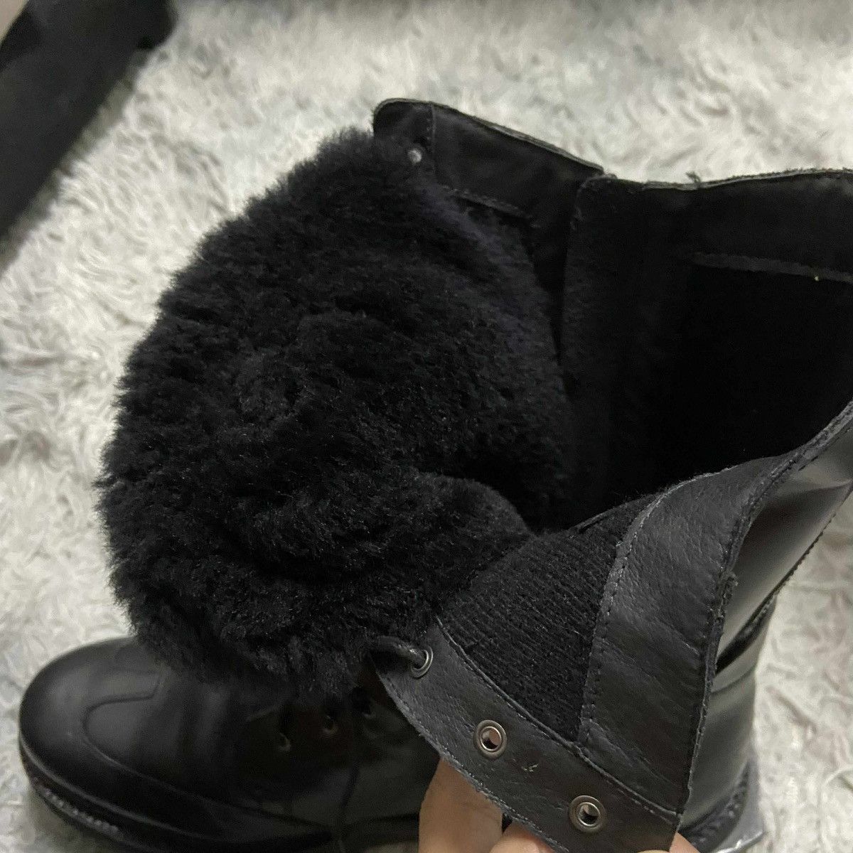 Yohji Yamamoto Y-3 YOHJI YAMAMOTO-BOOTS-FURR Size US 7 / EU 40 - 3 Thumbnail