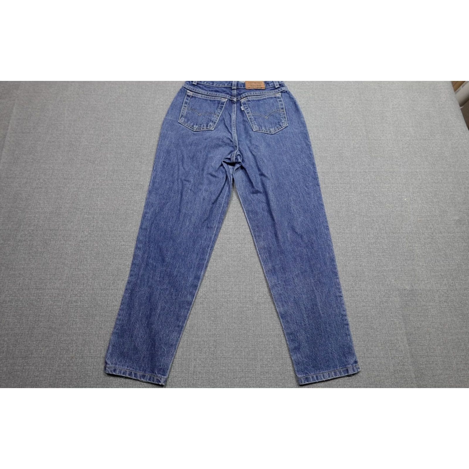 Levi's VINTAGE Levi's Jeans Womens 26x26 Blue Dark Wash Tapered Fit USA 90s Hipster Denim 5-Pocket Womens Jeans Size 26" / US 2 / IT 38 - 5 Thumbnail
