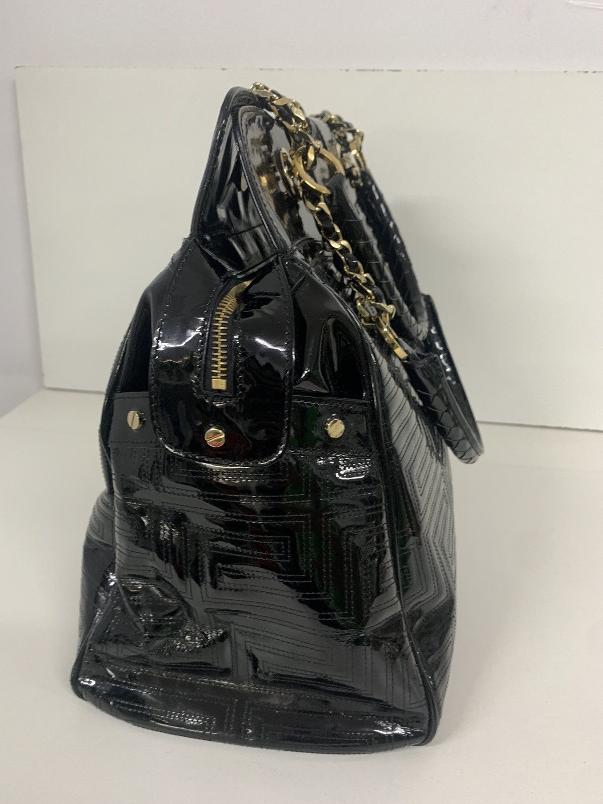Versace Patent leather bag Versace Size ONE SIZE - 7 Thumbnail