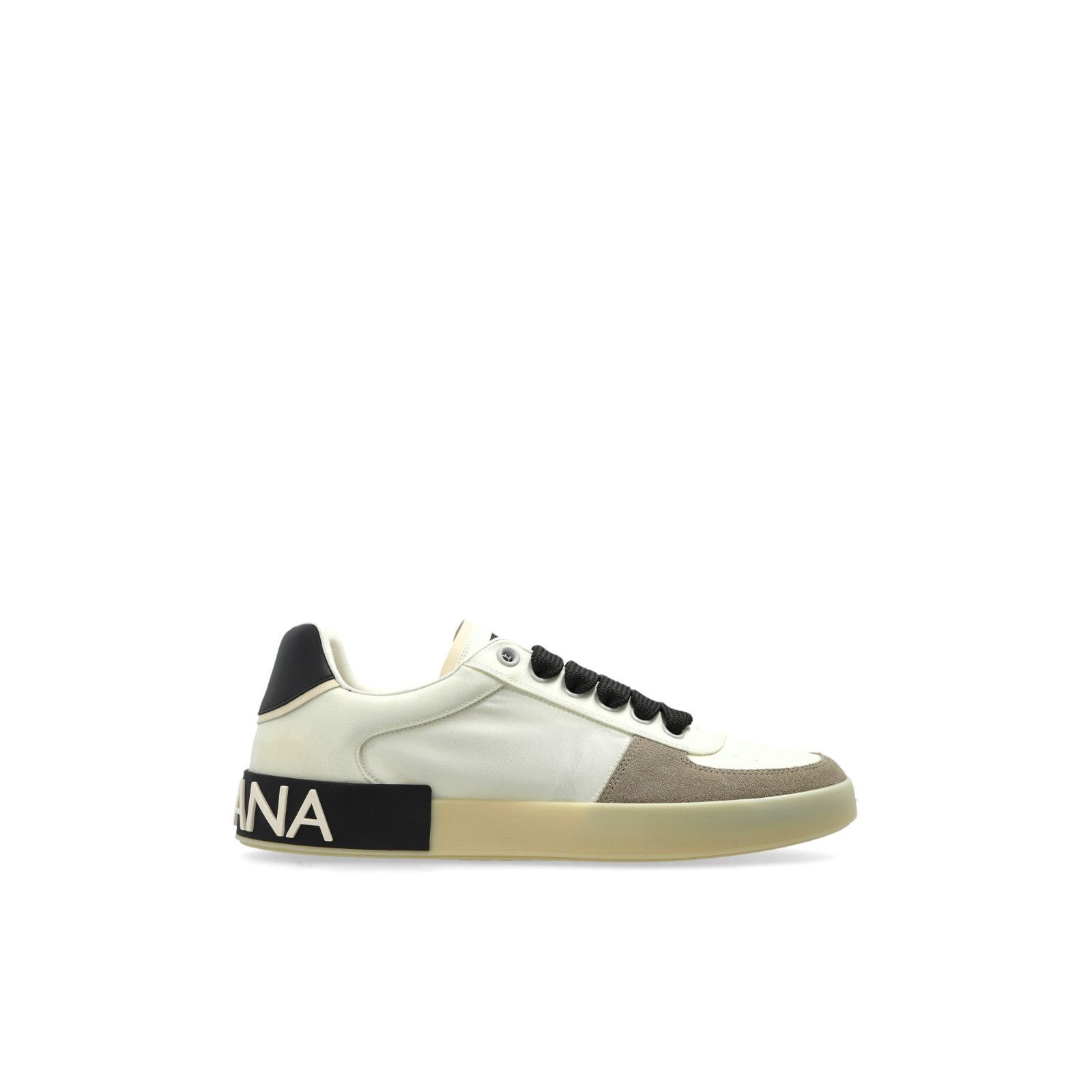 DOLCE&GABBANA Portofino White/Beige Sneakers New & Authentic