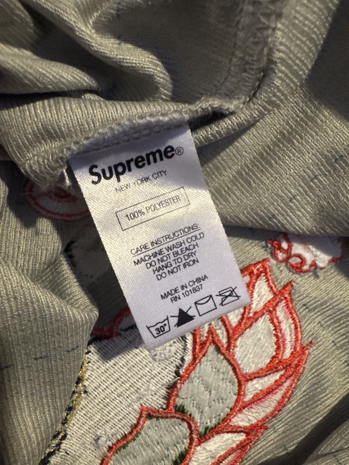 Supreme Tiger Embroidered Tiger Baseball Jersey Size US L / EU 52-54 / 3 - 4 Thumbnail