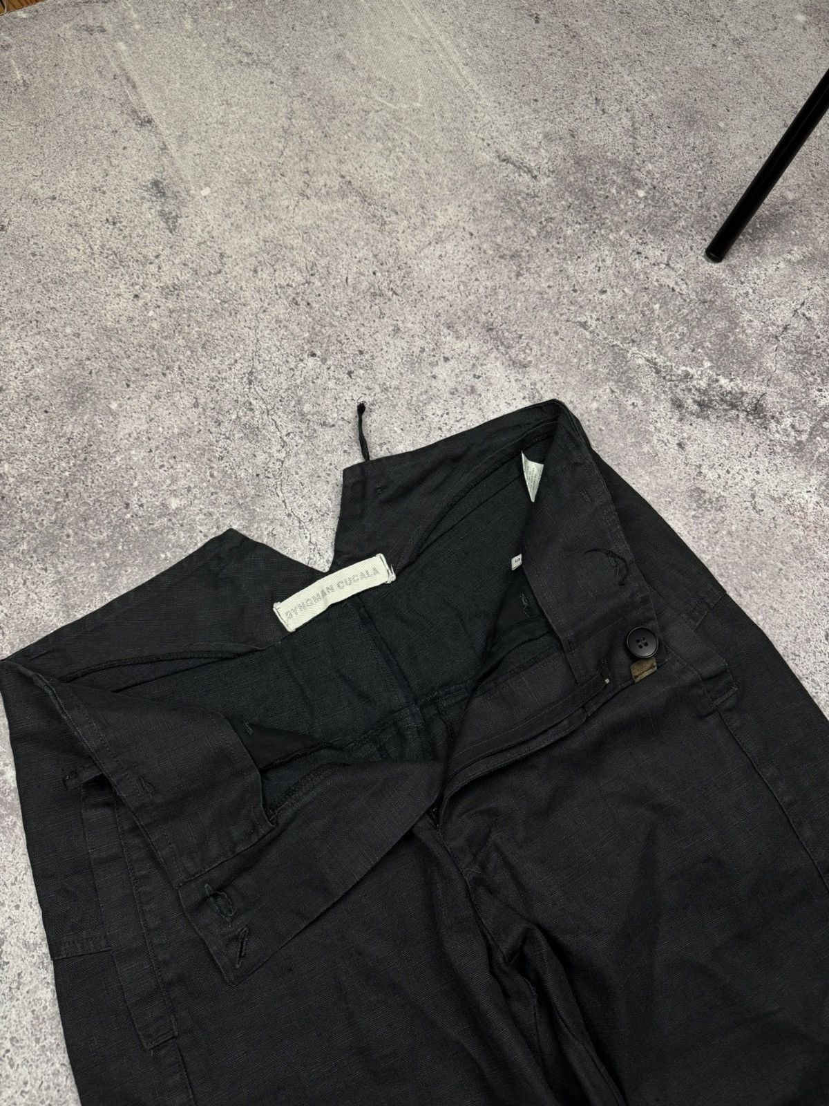 SYNGMAN CUCALA Avant Garde SYNGMAN CUCALA Linen Pants Rick Owens Style Rare Size US 30 / EU 46 - 5 Thumbnail