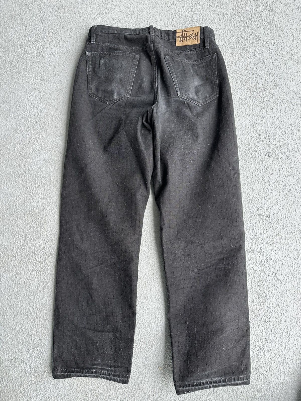 Stussy STUSSY BIG OL BLACK DENIM Size US 30 / EU 46 - 4 Thumbnail