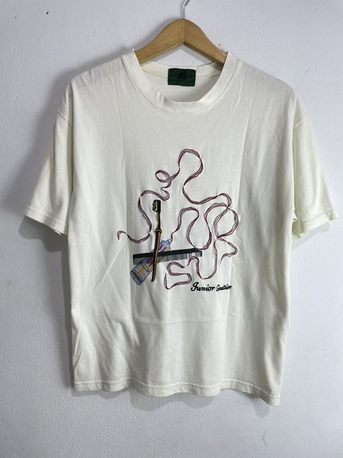 Jean Paul Gaultier Vintage Junior Gaultier embroidered T-Shirt Size US M / EU 48-50 / 2 - 1 Thumbnail