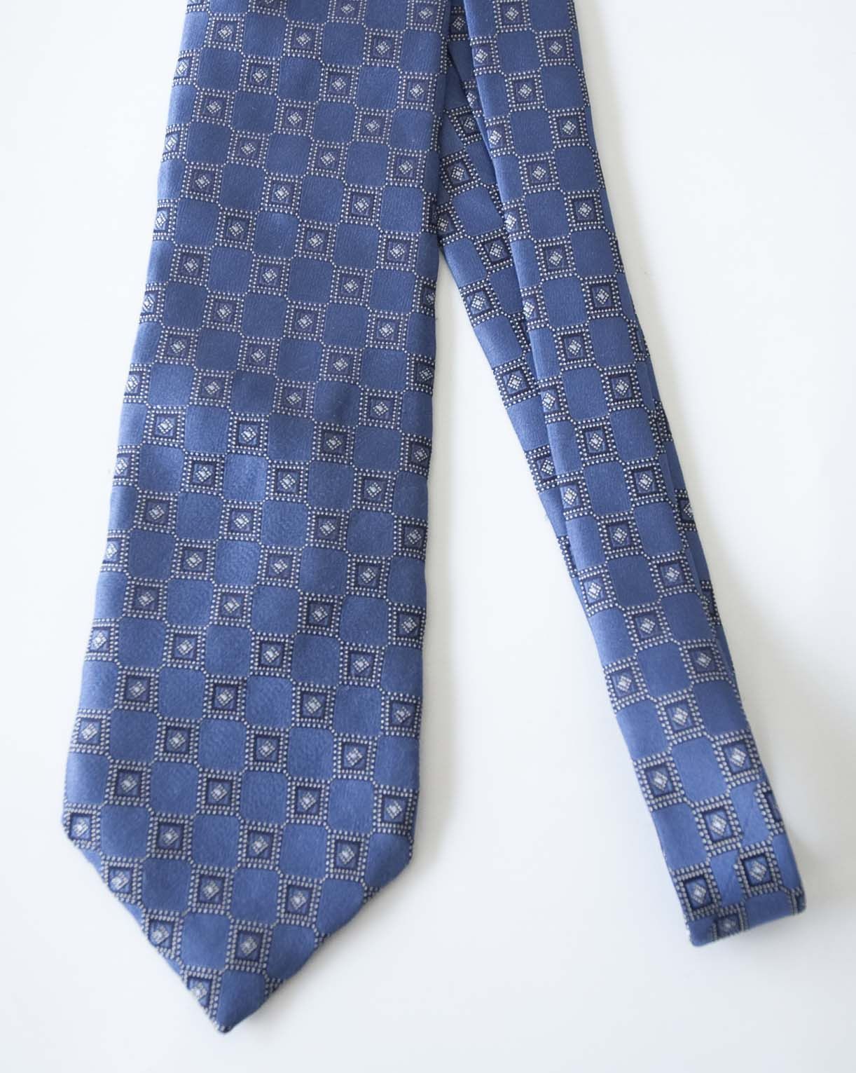 Canali Canali Tie Blue 100% Silk Made in Italy Size ONE SIZE - 2 Thumbnail