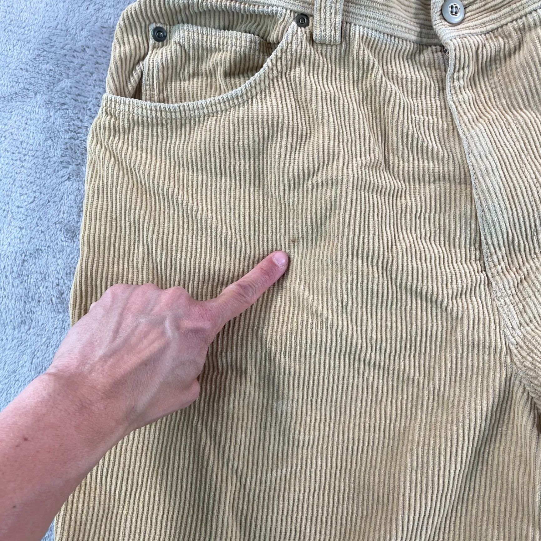 Tommy Bahama VINTAGE Tommy Bahama Corduroy Bermuda Shorts Men 32x9 Tan Silk Cotton Bermuda Beach 90s Mens Size US 38 / EU 54 - 4 Thumbnail