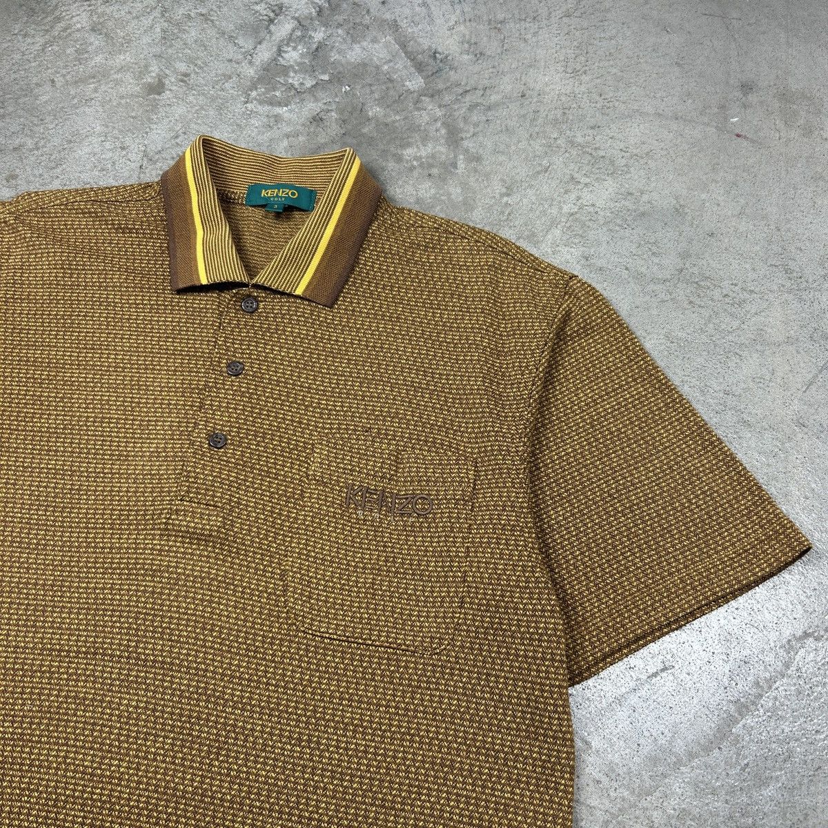 Kenzo × Vintage 1990s Kenzo Golf - Golden Polo Size US M / EU 48-50 / 2 - 10 Thumbnail