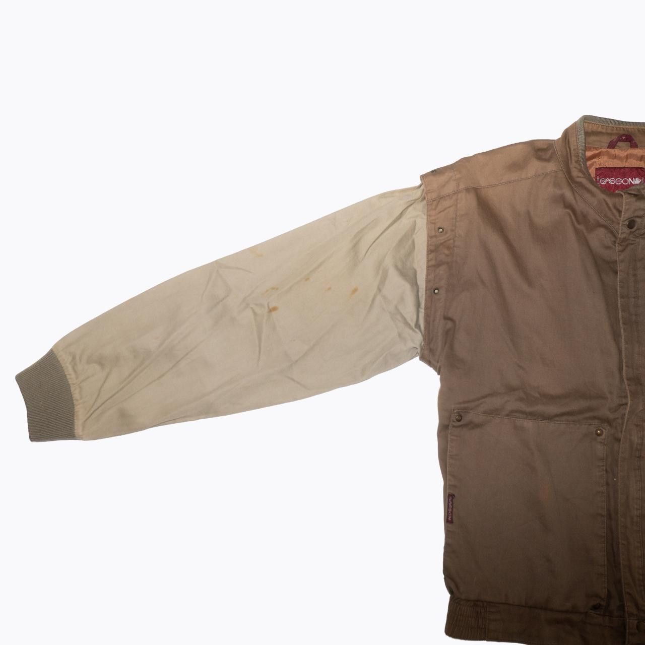 Vintage Sasson Men's Brown and Tan Jacket Size US S / EU 44-46 / 1 - 6 Thumbnail