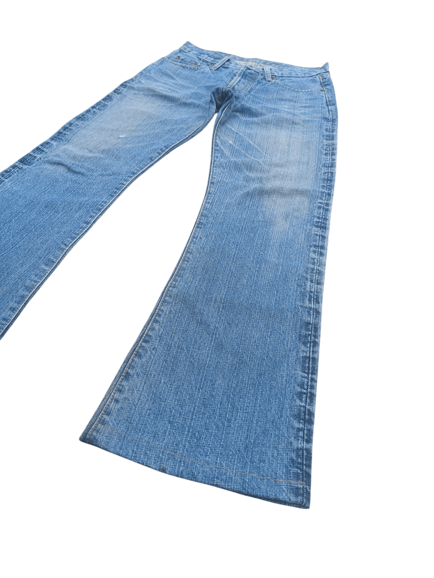 If Six Was Nine × Levi's × Vintage Vintage Levis Jeans Flare Whisker Faded Big E [E194] Size US 28 / EU 44 - 2 Thumbnail