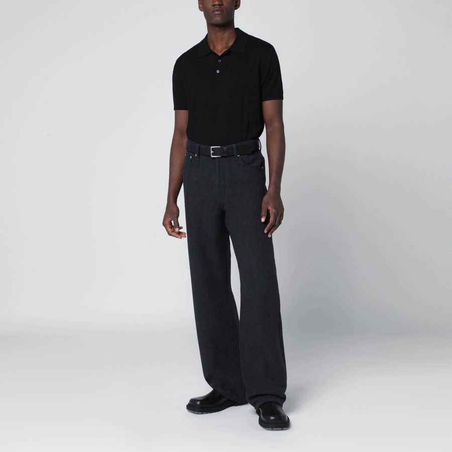 Dries Van Noten o1d2blof0226 Straight Leg Jeans in Dark Grey Size US 32 / EU 48 - 2 Thumbnail