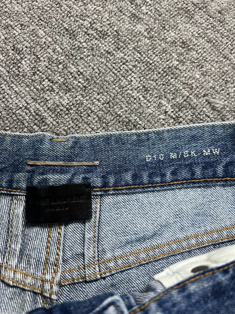 Yves Saint Laurent Saint Laurent 16ssD10 Knife Cut Jeans 2502-Nextarrow Size US 28 / EU 44 - 3 Thumbnail