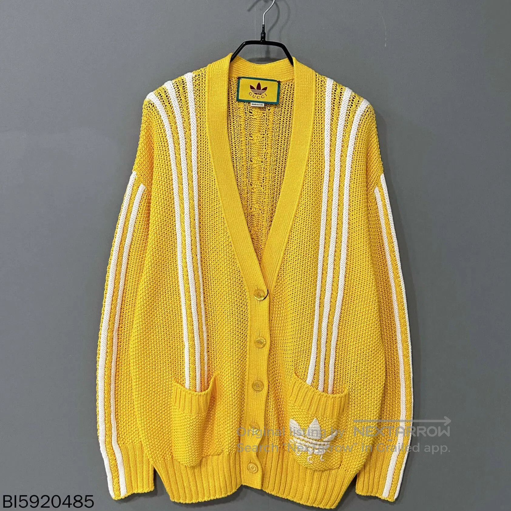 Gucci adidas gucci yellow knit cardigan. Size US M / EU 48-50 / 2 - 1 Thumbnail