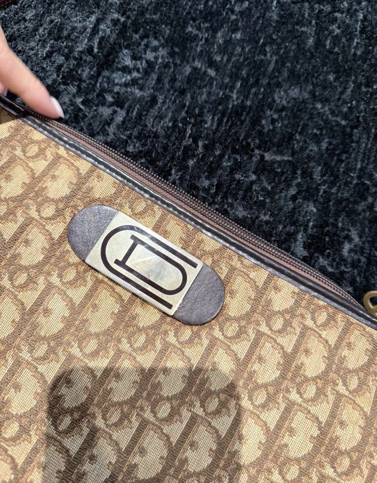 Dior Dior Vintage Brown Monogram Envelope Shoulder Bag J36 Size ONE SIZE - 5 Thumbnail