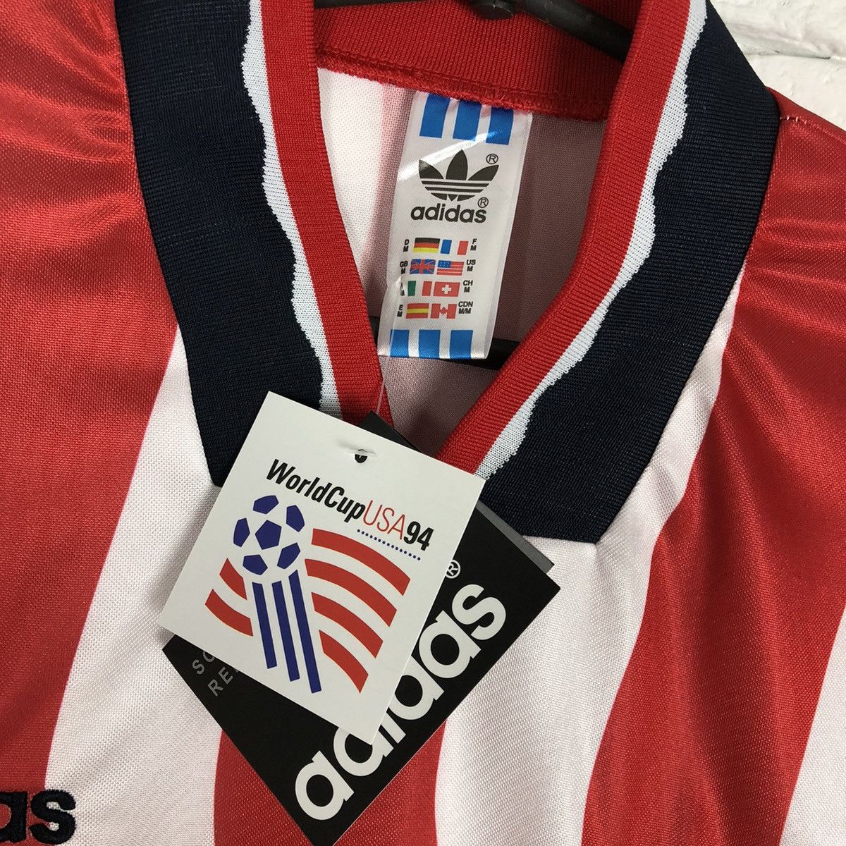 Adidas Retro copy USA national team 1994 1995 home jersey adidas Size US XL / EU 56 / 4 - 5 Thumbnail
