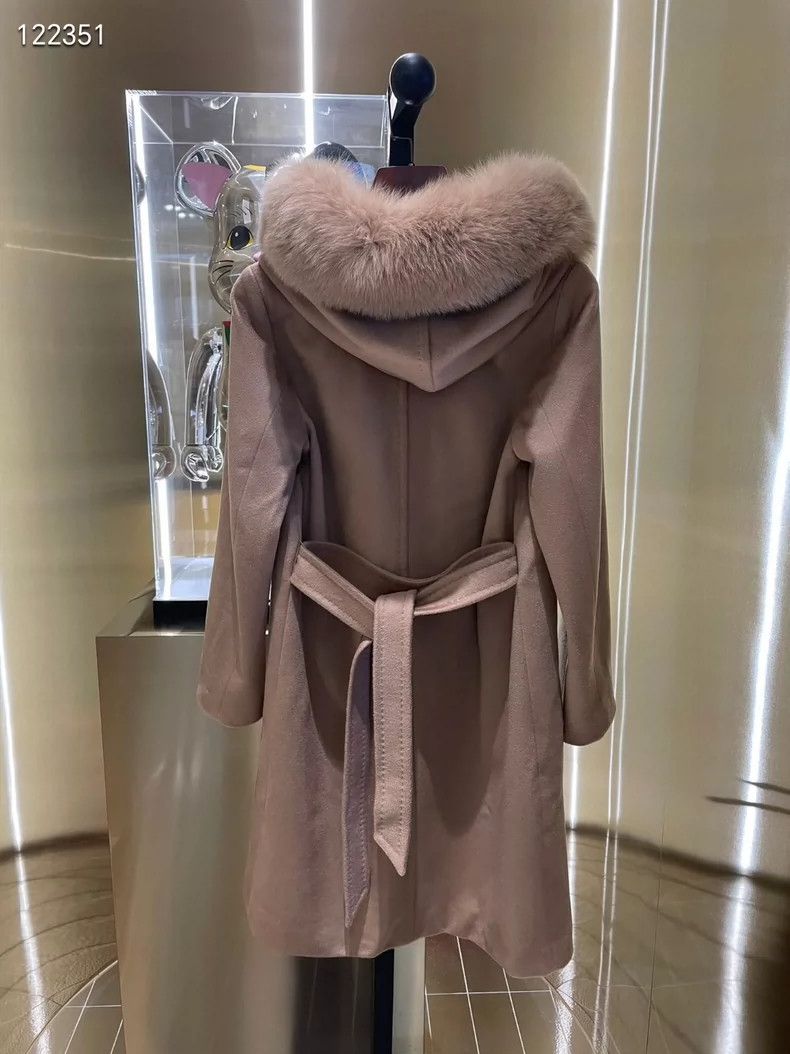 Max Mara Max Mara Sheepwool midi hooded coat Size XS / US 0-2 / IT 36-38 - 2 Thumbnail