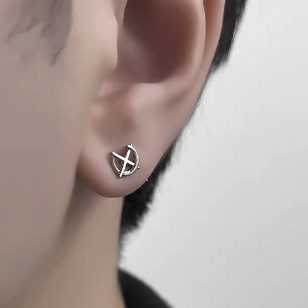 Jewelry Vibe Earrings One Pairs Chrome Jewelry Size ONE SIZE - 1 Thumbnail