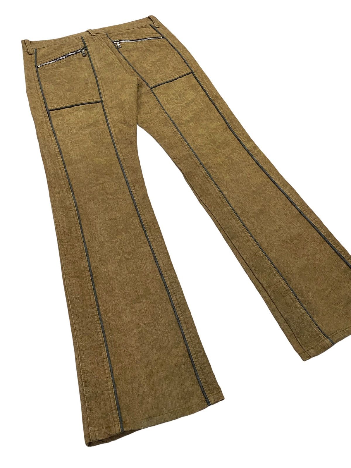 semanticdesign Vintage SemanticDesign Flowers Printed Flare Jeans Size 30" / US 8 / IT 44 - 22 Thumbnail