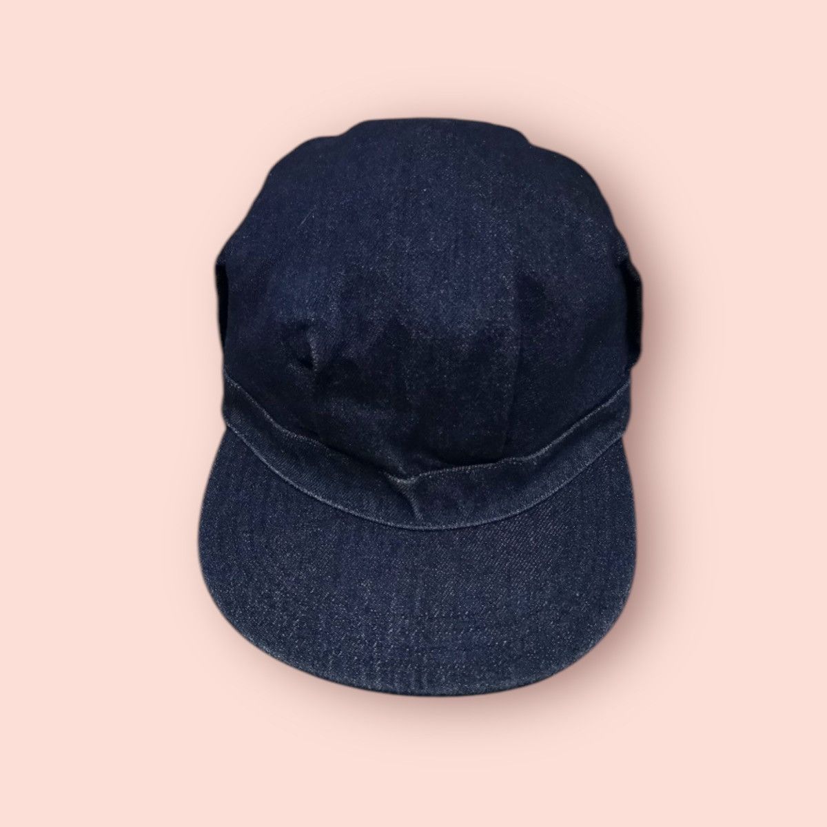 Japanese Brand × Vintage RARE REVERSIBLE DENIM/HICKORY STRIPES WORKER HAT JAPAN Size ONE SIZE - 6 Thumbnail
