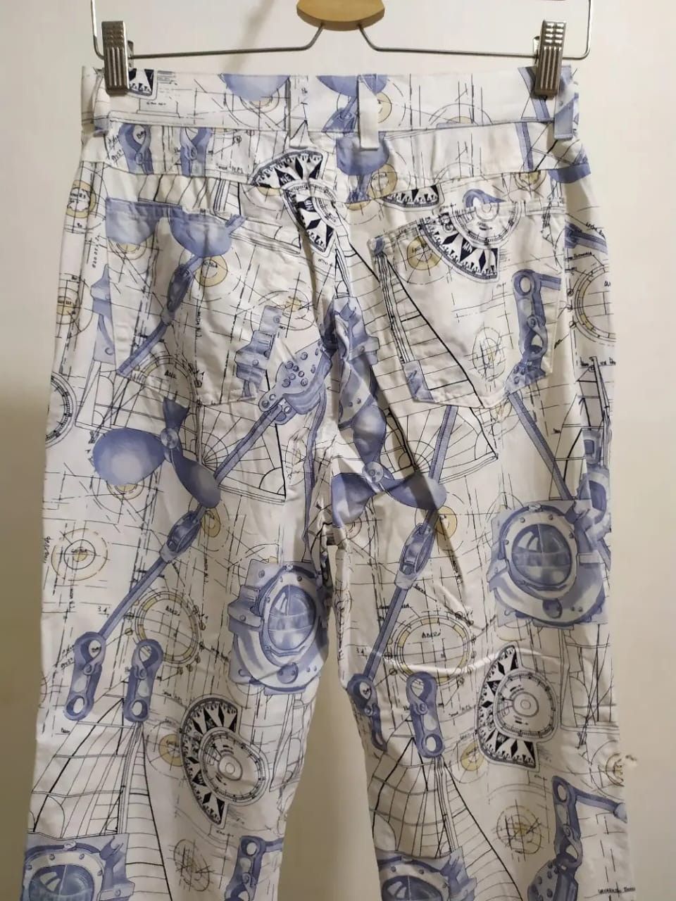 Escada Vintage ESCADA By Margaretha Lev Fullprint Art Pants Size 28" / US 6 / IT 42 - 9 Thumbnail