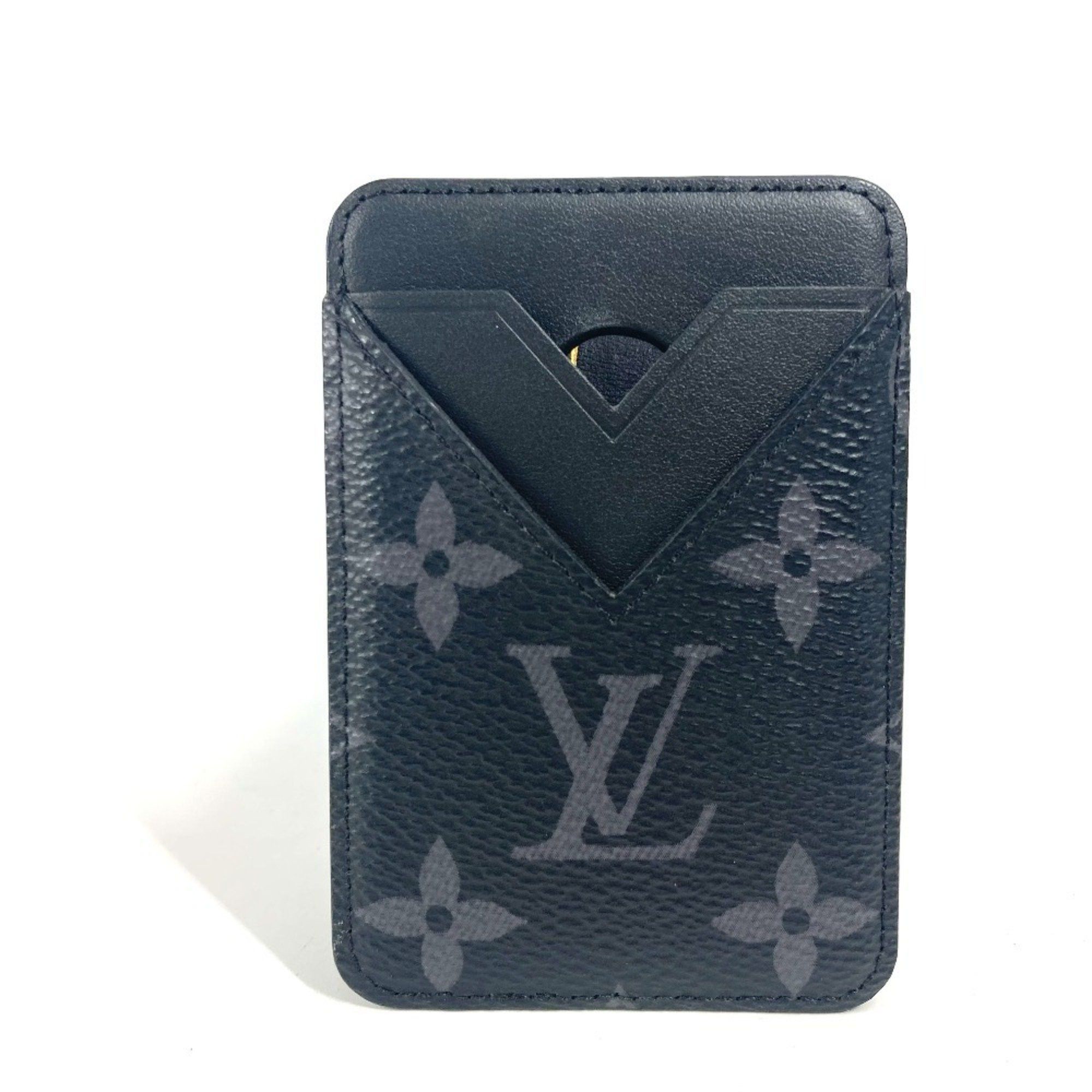 LOUIS VUITTON M12602 Monogram Eclipse Porte Carte Magnet Business