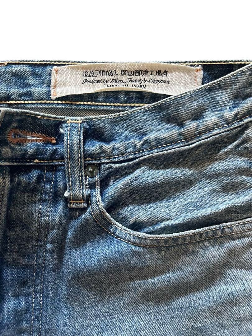 Kapital Rare Size 30 14oz Denim 5P Monkey CISCO Size US 30 / EU 46 - 3 Thumbnail