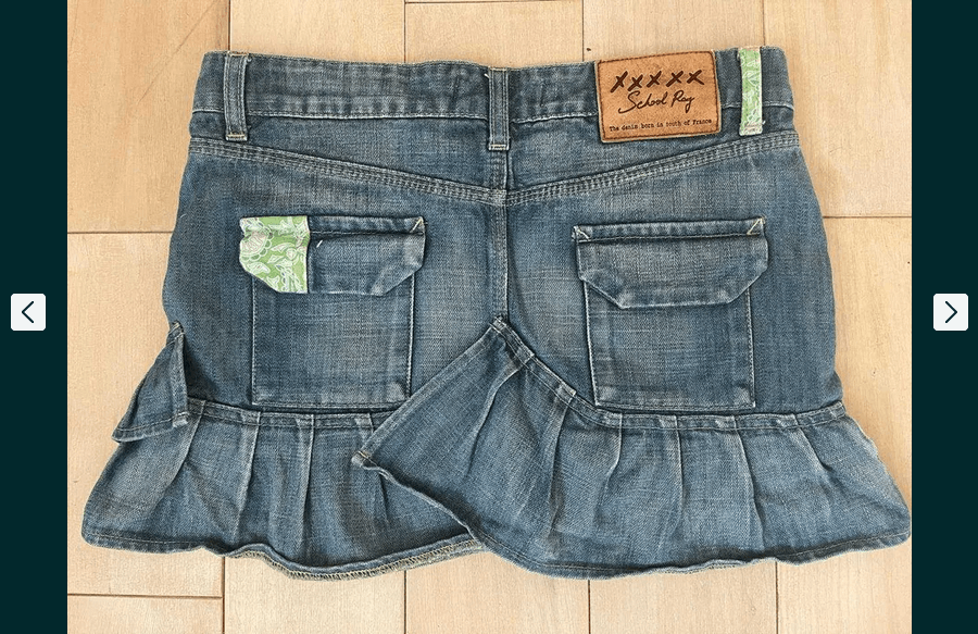 Other y2k denim mini skirt sz S Size 27" / US 4 / IT 40 - 2 Thumbnail